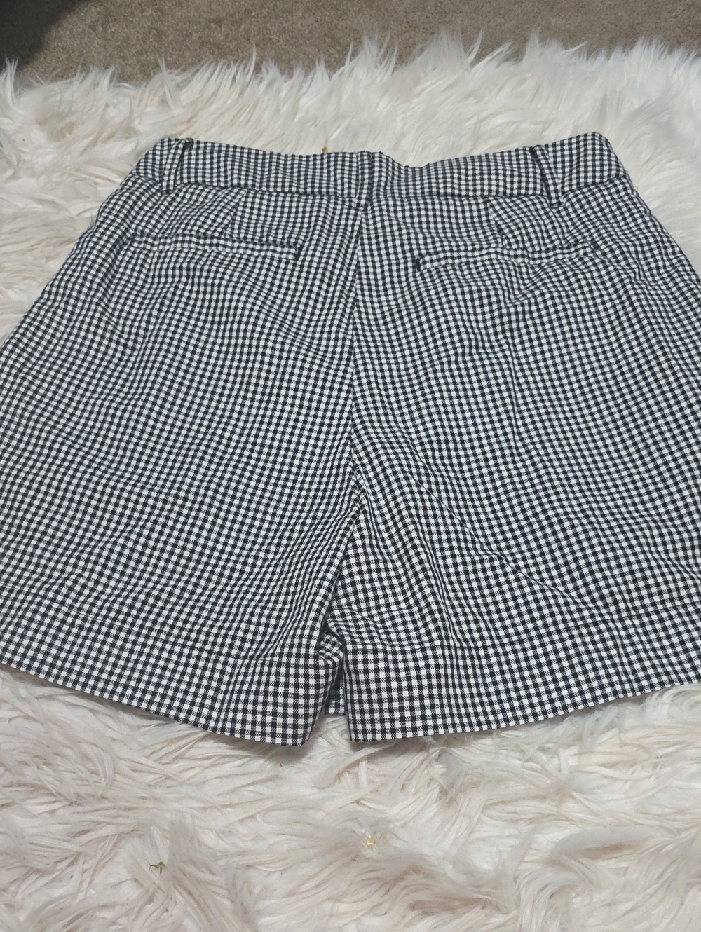 NWT A New Day Gingham Pleated Shorts- 4 - Picture 6 of 10